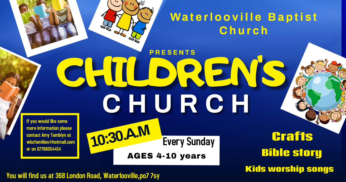 Childrens church poster